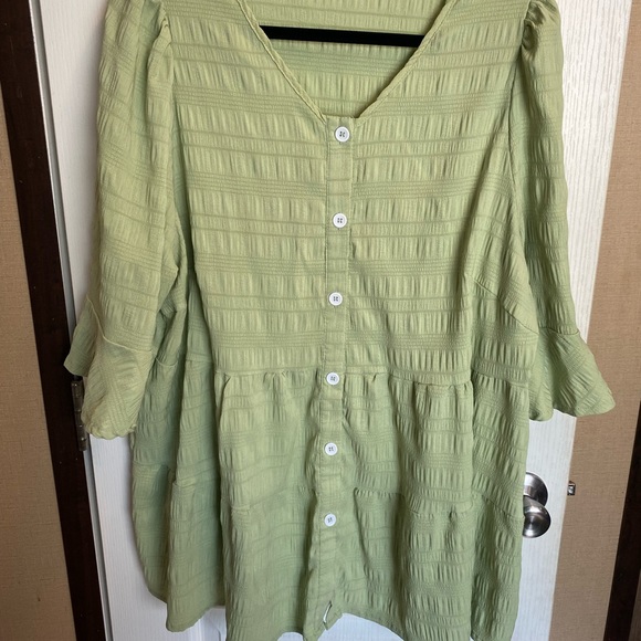 Shein shirts. Worn 1 or 2 times. Size 3X on all of them. They fit more like a 2X - Picture 3 of 4